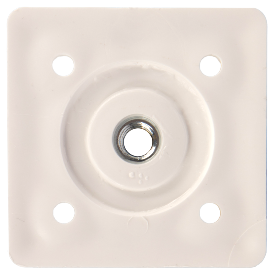 Держатель ножки квадратный Jet FKS004 72x180x720 мм пластик цвет белый