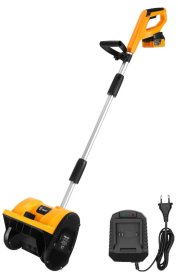 Снегоуборщик аккумуляторный DEKO Щёточный ST21V 30 см 20 В 1x4 Ач АКБ и ЗУ в комплекте