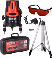 Уровень лазерный ротационный Ресанта ПЛ-635ЛМ штатив в комплекте 30 м