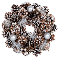 Декоративное украшение Венок рождественский 30.5 см с ягодами
