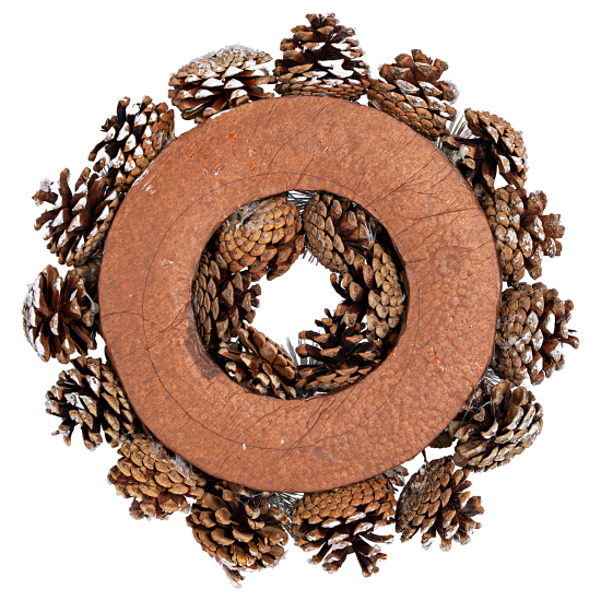 Декоративное украшение Венок рождественский 30.5 см с ягодами