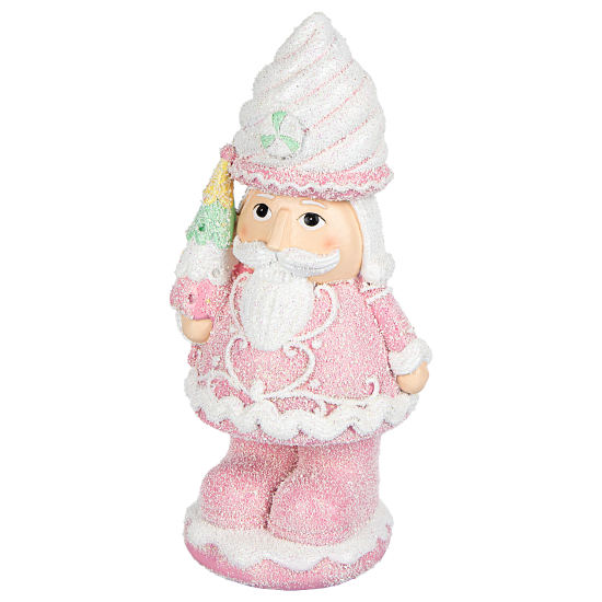 Декоративная фигура Щелкунчик 29.8x13.8 см розовый