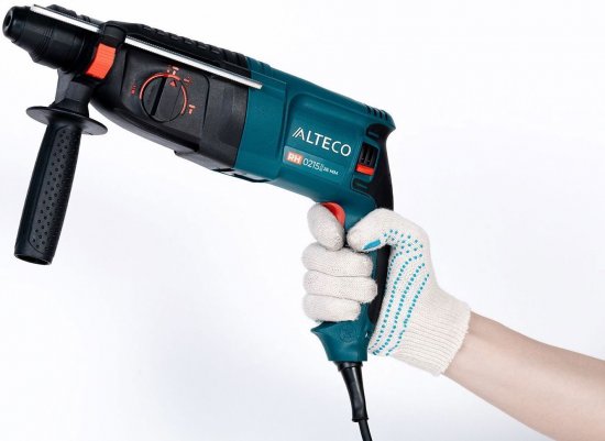 Перфоратор сетевой SDS-plus Alteco RH 0215, 800 Вт, 3 Дж