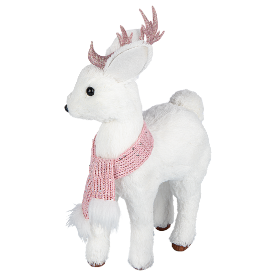 Декоративная фигура Олень 11x21 см красный