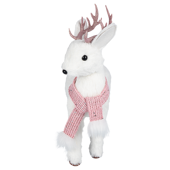 Декоративная фигура Олень 11x21 см красный