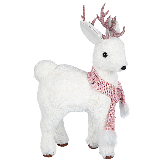 Декоративная фигура Олень 11x21 см красный