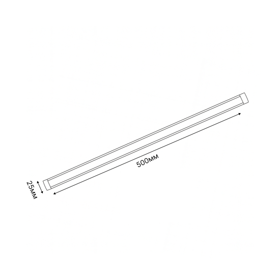 Светильник светодиодный Uniel F48 400 Лм/5 Вт/IP20 холодный белый