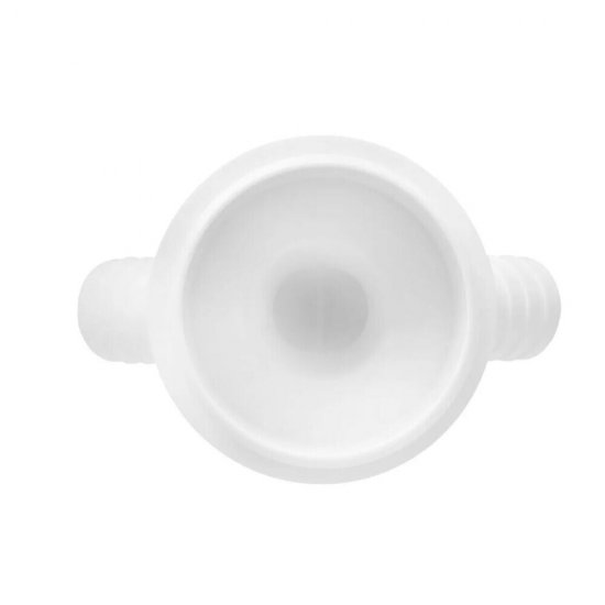 Переходник ДТРД двойной 16/25х40 мм для подключения сливного шланга с хомутами