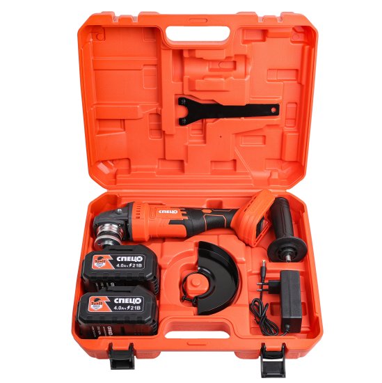 УШМ аккумуляторная бесщеточная Спец БШУ-21Б, 21 В Li-Ion 2x4 Ач, 125 мм