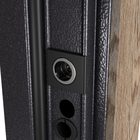 Дверь входная металлическая Клауд Форест 86x205 см левая бьянко