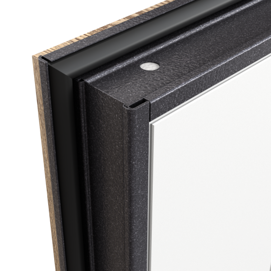 Дверь входная металлическая Клауд Форест 86x205 см левая бьянко