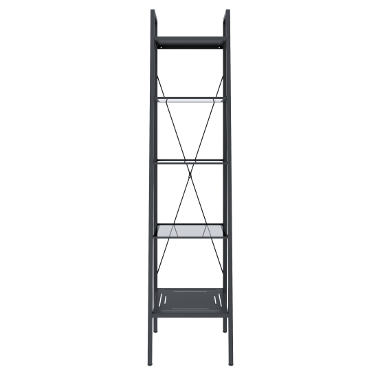 Стеллаж для ванной KONSENSA Бруклин 40x35x170 см цвет черный