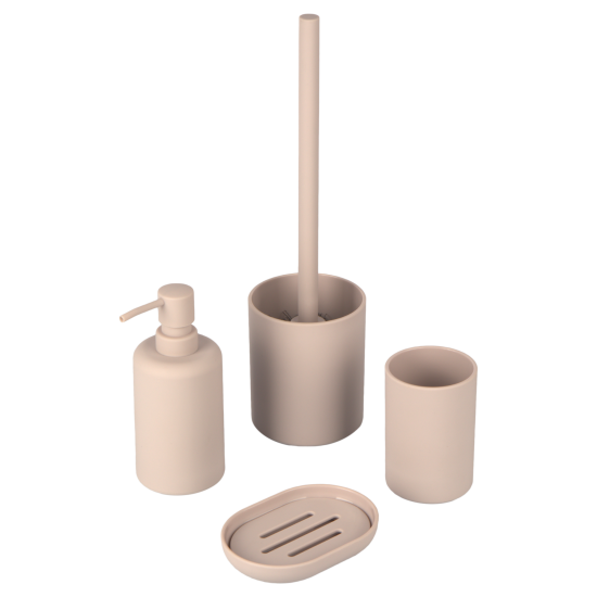 Дозатор для жидкого мыла Swensa Swanny Fossil4 SWP-8024BPN-01 цвет серо-розовый