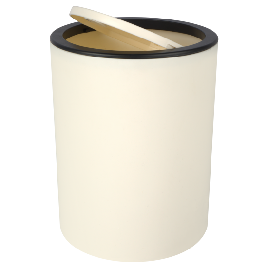 Контейнер для мусора Swensa Lensk Soft SWB-9024WHT 5 л пластик цвет белый матовый