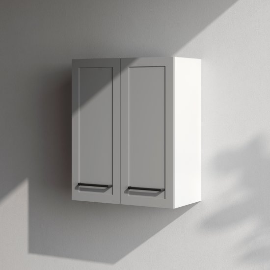 Комплект фасадов для пенала подвесного AM.PM Force M9FFCM0602GM 70x30 см МДФ цвет серый 2 шт