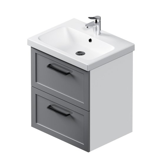 Корпус тумбы подвесной AM.PM Force M9FCFUX0602WM 66x57x44.6 см цвет белый матовый