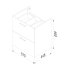 Корпус тумбы подвесной AM.PM Force M9FCFUX0602WM 66x57x44.6 см цвет белый матовый