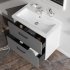 Комплект фасадов для тумбы AM.PM Force M9FFFF0802GM 33x76.5 см влагостойкая ЛДСП цвет серый 2 шт