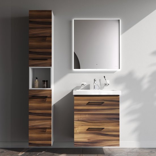 Комплект фасадов для тумбы AM.PM Force M9FFFF0602HF 33x57 см влагостойкая ЛДСП цвет коричневый 2 шт