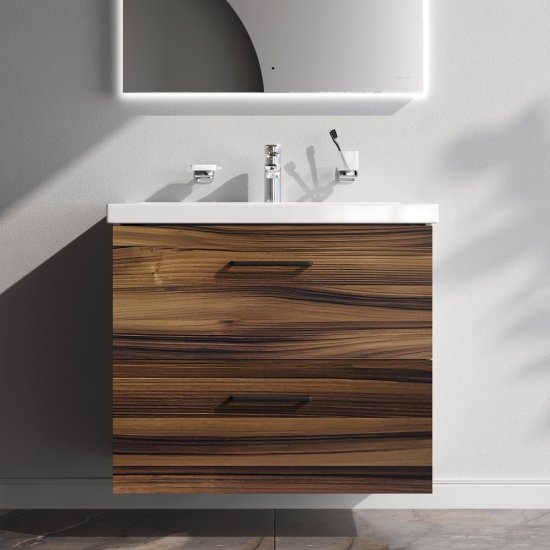 Комплект фасадов для тумбы AM.PM Force M9FFFF0802HF 33x76.5 см влагостойкая ЛДСП цвет коричневый 2 шт