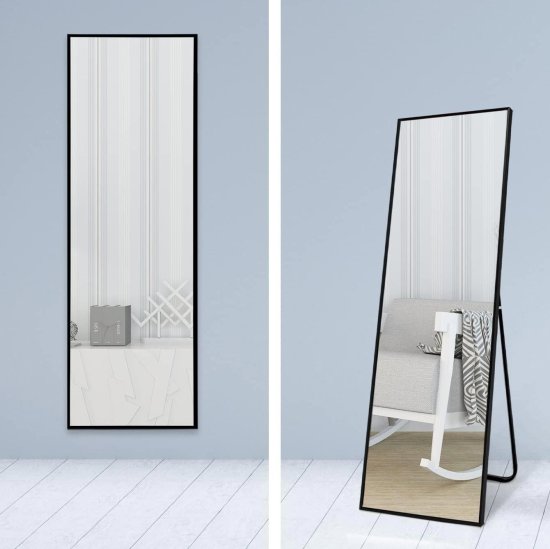 Зеркало декоративное A+T Home Decor прямоугольное 50x176 см металл цвет черный