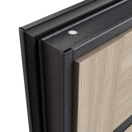 Дверь входная металлическая Клауд Вижн 86x205 см левая лиственница крем