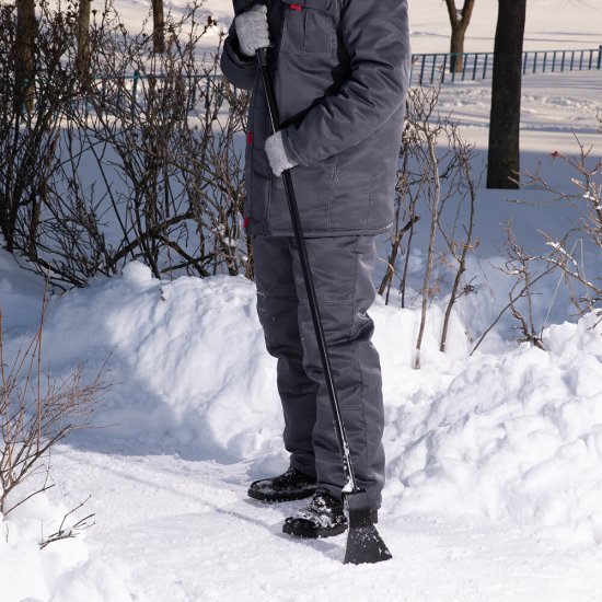 Ледоруб Сибртех с металлическим черенком 150х1430 мм (61519)