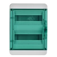 Щит распределительный навесной IEK Tekfor КМПн-24 пластиковый IP65 240х102х290 мм 24 модуля прозрачная дверь