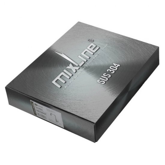 Смеситель для кухни Mixline MLSS-0320 графит с высоким изливом с подключением к фильтру однорычажный (553820)