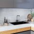 Смеситель для кухни Mixline MLSS-0320 графит с высоким изливом с подключением к фильтру (553820)