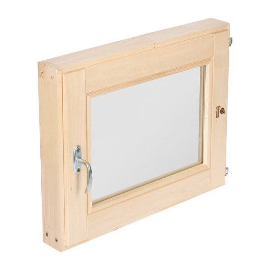 Окно деревянное Банные штучки 400х500х70 мм 1 створка поворотная