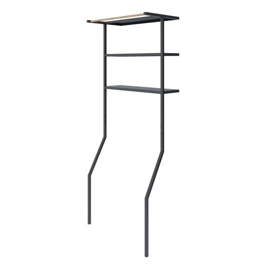 Стеллаж для стиральной машины KONSENSA Бруклин 66x38x171 см цвет черный
