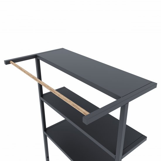 Стеллаж для стиральной машины KONSENSA Бруклин 66x38x171 см цвет черный