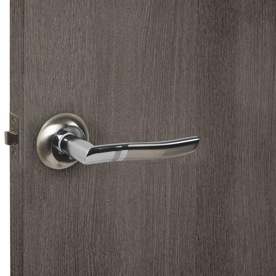 Дверные ручки Punto Jet без запирания комплект цвет никель/хром