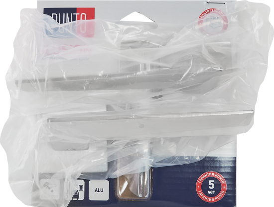 Дверные ручки Punto Ilusion без запирания цвет матовый хром