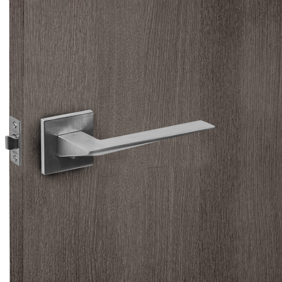 Дверные ручки Punto Ilusion без запирания цвет матовый хром