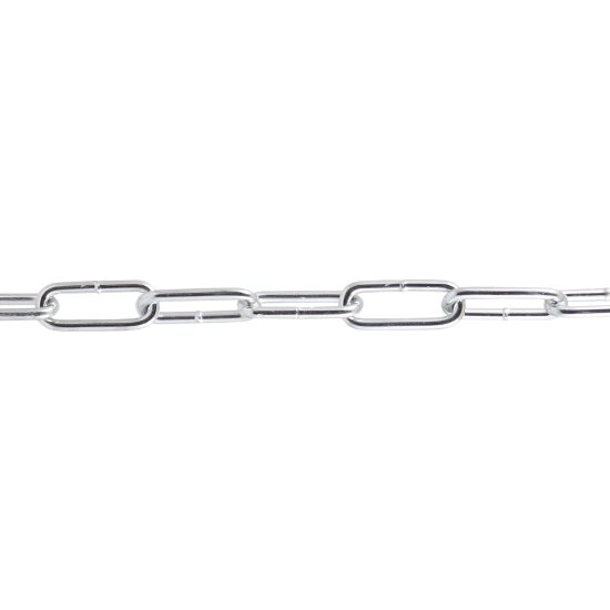 Цепь 4 мм длинное звено 5 м сталь оцинкованная
