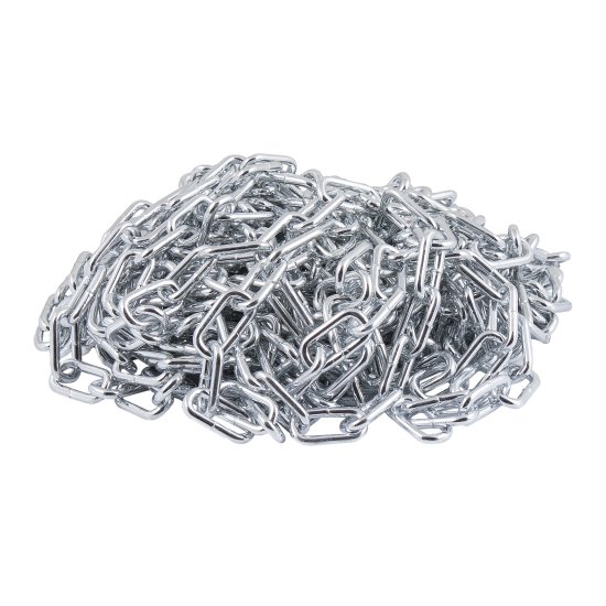 Цепь 4 мм короткозвенная 10 м оцинкованная сталь рабочая нагрузка 150 кг