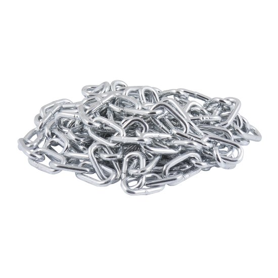 Цепь 4 мм короткозвенная 2.5 м оцинкованная сталь рабочая нагрузка 150 кг