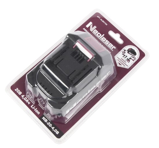 Аккумулятор Neolaser NB-20-4, 20 В Li-ion 4 Ач