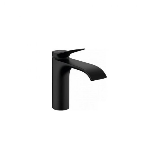 Смеситель для раковины Hansgrohe Vivenis 110 без донного клапана матовый черный 75022670