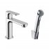 Смеситель для раковины Hansgrohe Rebris e 110, с гигиеническим душем 72215000