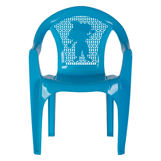 Кресло 38x35x53.5 см полипропилен голубой