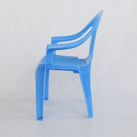 Кресло 38x35x53.5 см полипропилен голубой