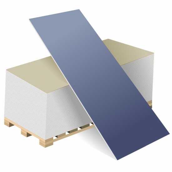 Гипсокартон Волма Сила 2500х1200х12,5 мм звукоизоляционный влаго-огнестойкий ударопрочный