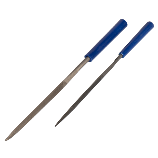 Набор надфилей трехгранных Кобальт 247-859, 2 шт.