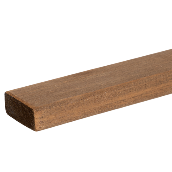 Рейка термо береза цвет браун 2700x40x16 мм