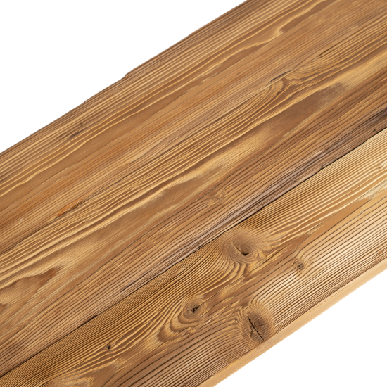 Доска состаренная амбарная цвет коричневый 1400x120x18 мм