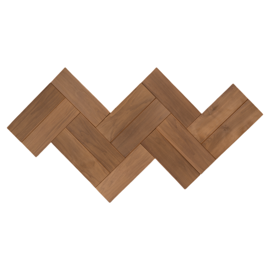 Плитка деревянная Термо береза Экстра Браун 327x109x7 мм 22 шт.