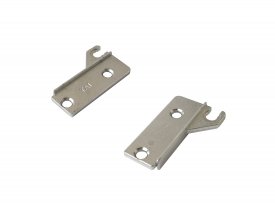 Рейлинг продольный 500 мм, алюминий, цвет белый